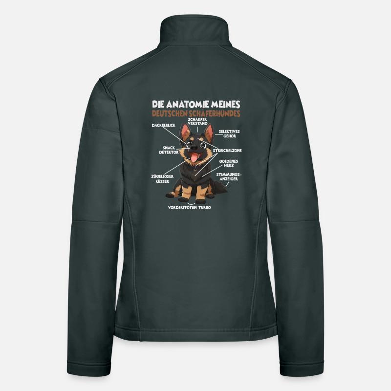 Schäferhund Gassi T Hundehalter Schäferhund Frauen Softshelljacke