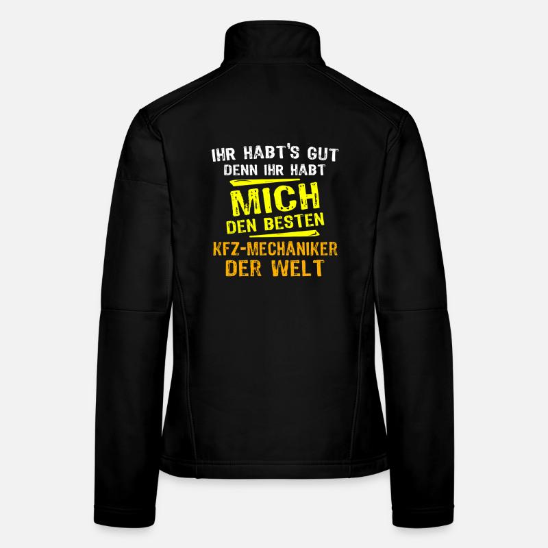 Car Mechanic Gift Women's Softshell Jacket