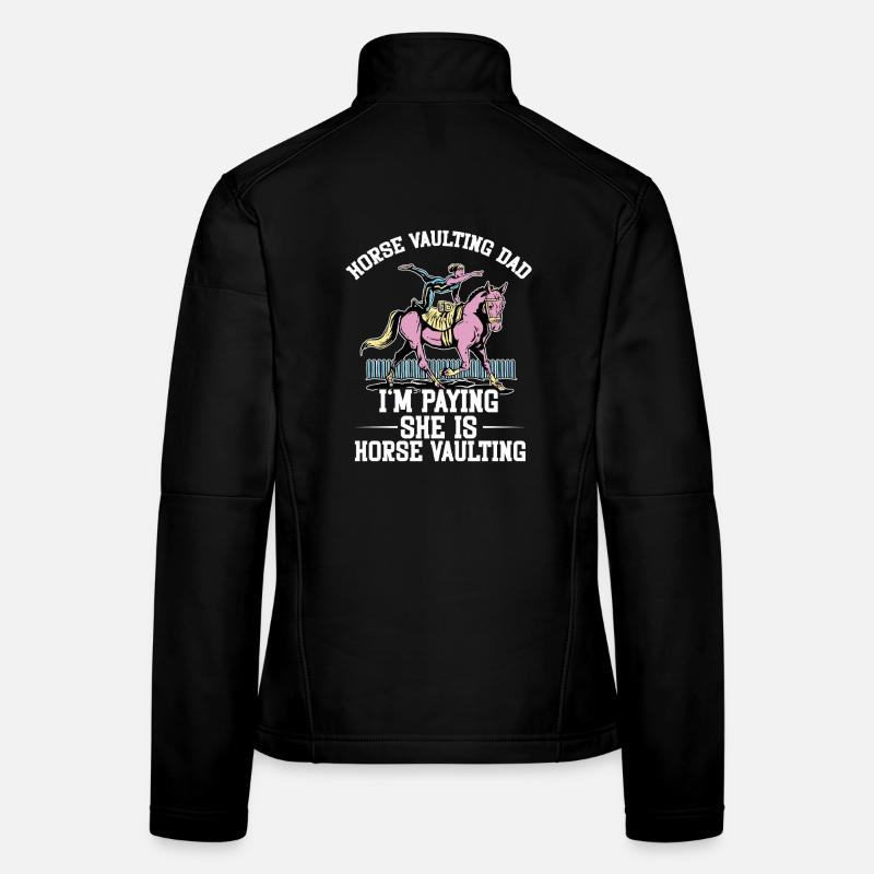 Pferdesprung Turnen Reitpferd Frauen Softshelljacke