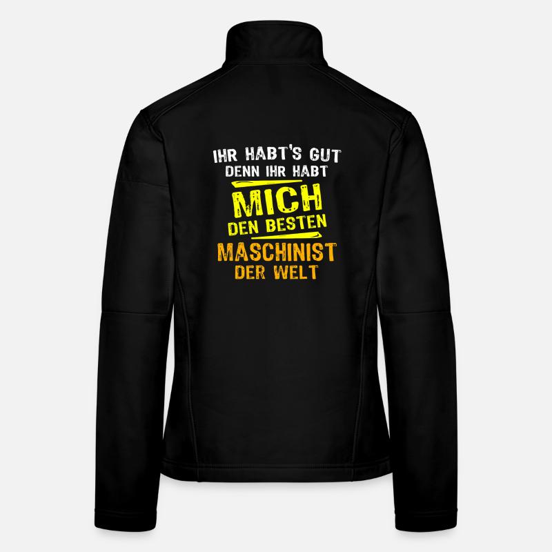 Machinist Gift Women's Softshell Jacket
