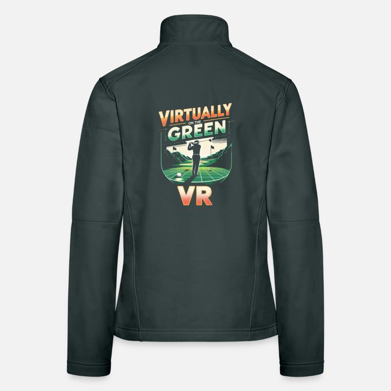 Golfsimulator Frauen Softshelljacke