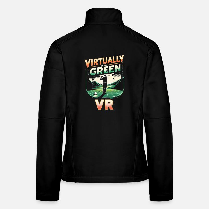 Simulateur de golf Veste en tissu softshell Femme