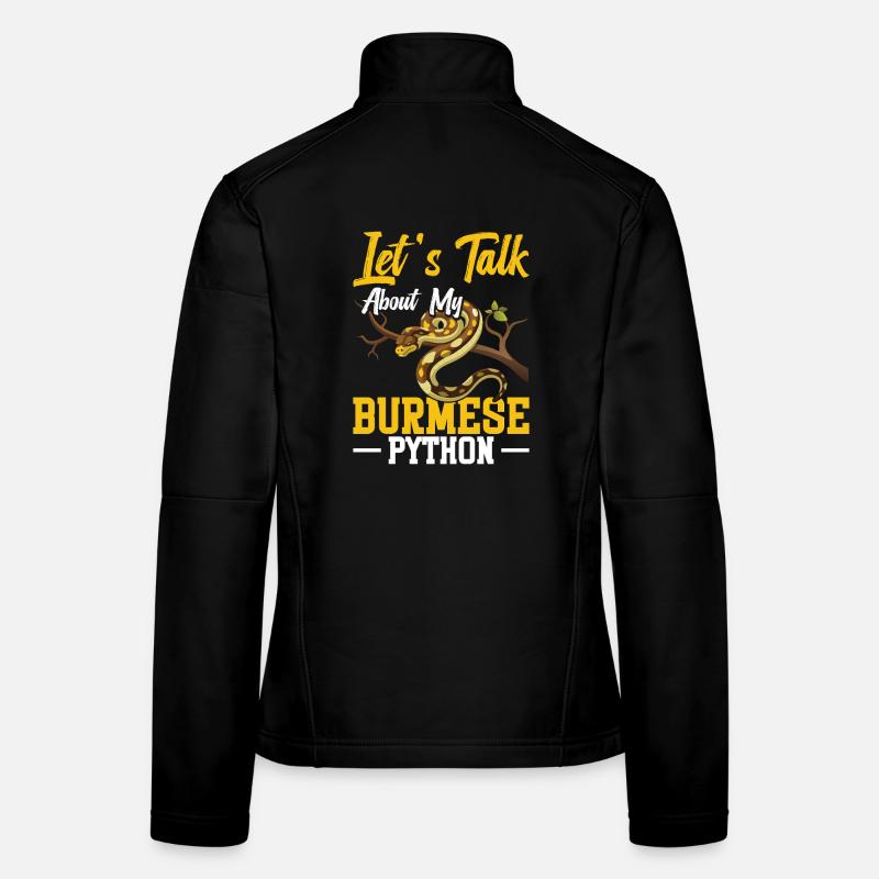 Burmesischer Python-Besitzer Schlangenterrarium Hide Python Frauen Softshelljacke