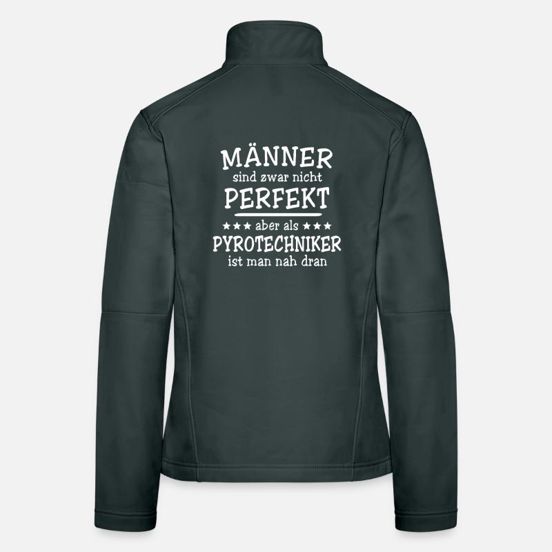 Pyrotechniker Männer Frauen Softshelljacke
