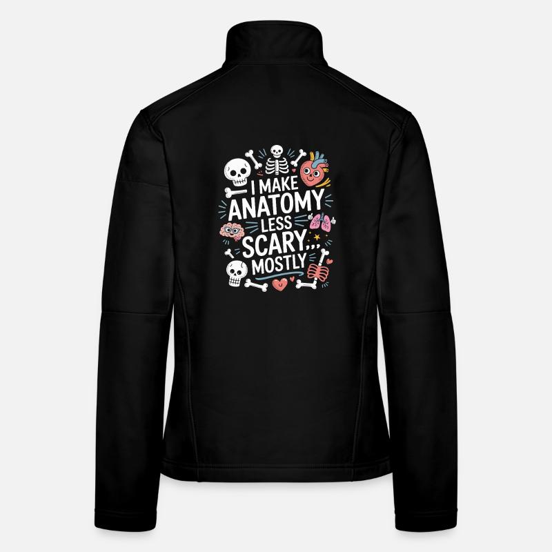PT Educator I Make Anatomy Less Physiotherapy Frauen Softshelljacke