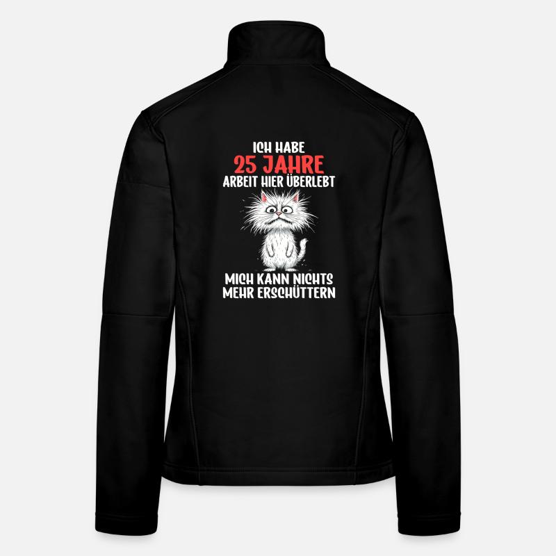 25th Company Anniversary Service Anniversary Work Women's Softshell Jacket