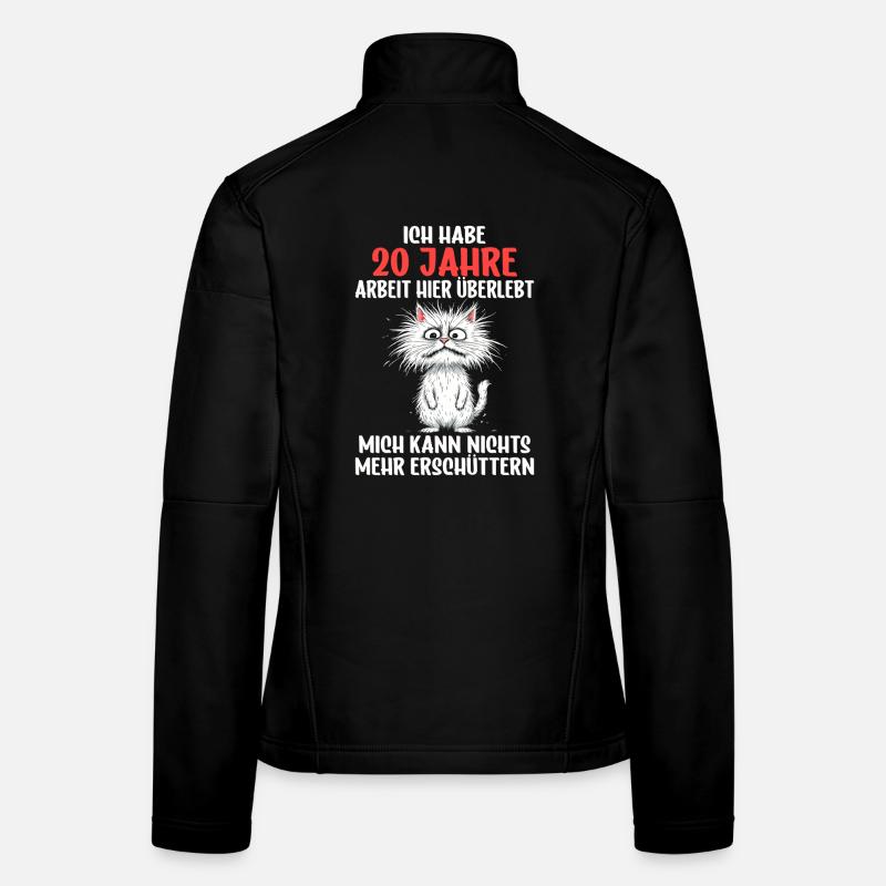 20th Company Anniversary Service Anniversary Work Women's Softshell Jacket