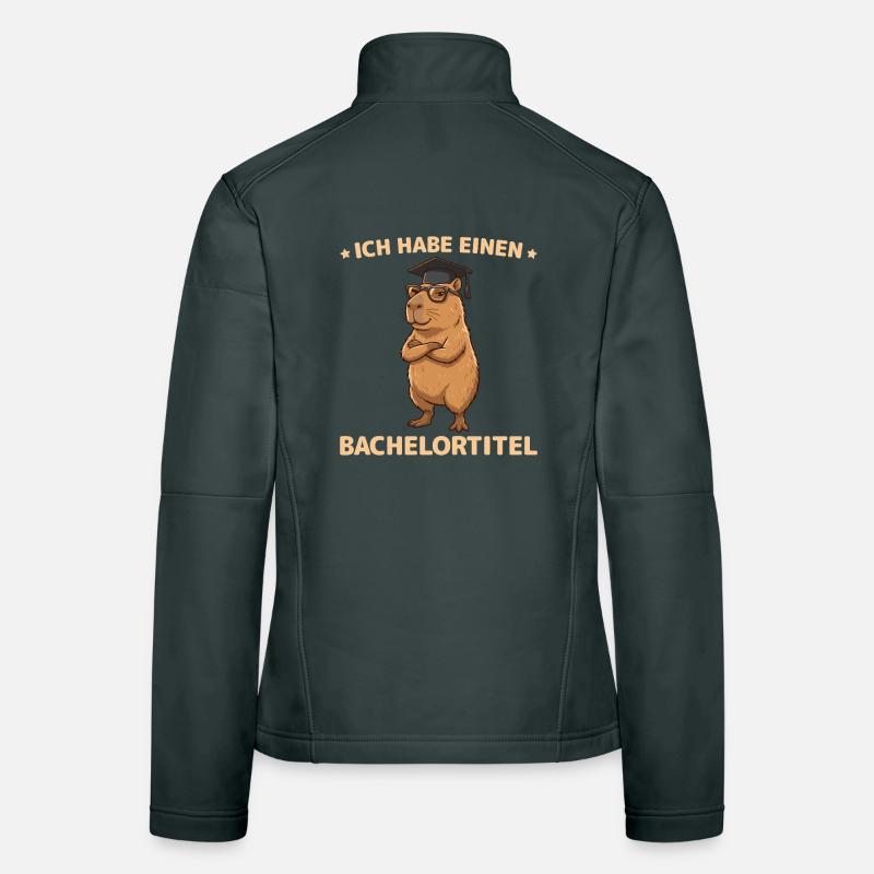 Bachelor 2026 Capybara Spruch zum Uni-Abschluss Frauen Softshelljacke
