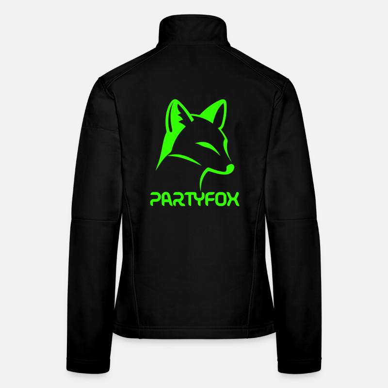 Partyfox - Frauen Softshelljacke - Schwarz