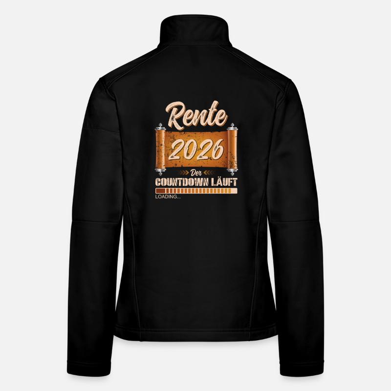 Pension 2026 Gift Man Pensioner Retirement Funny Women's Softshell Jacket