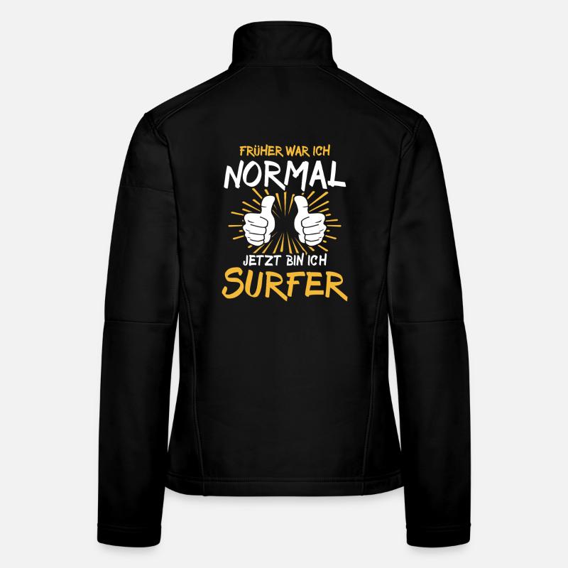 Dicton de surfeur Veste en tissu softshell Femme
