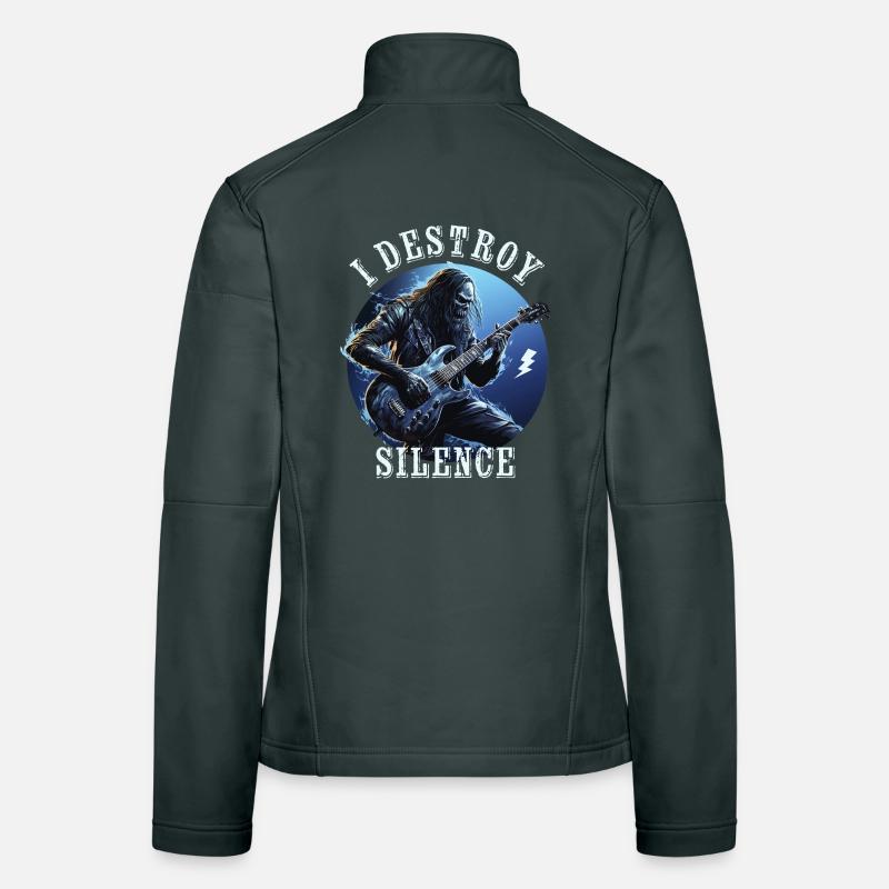 I destroy silence Women's Softshell Jacket