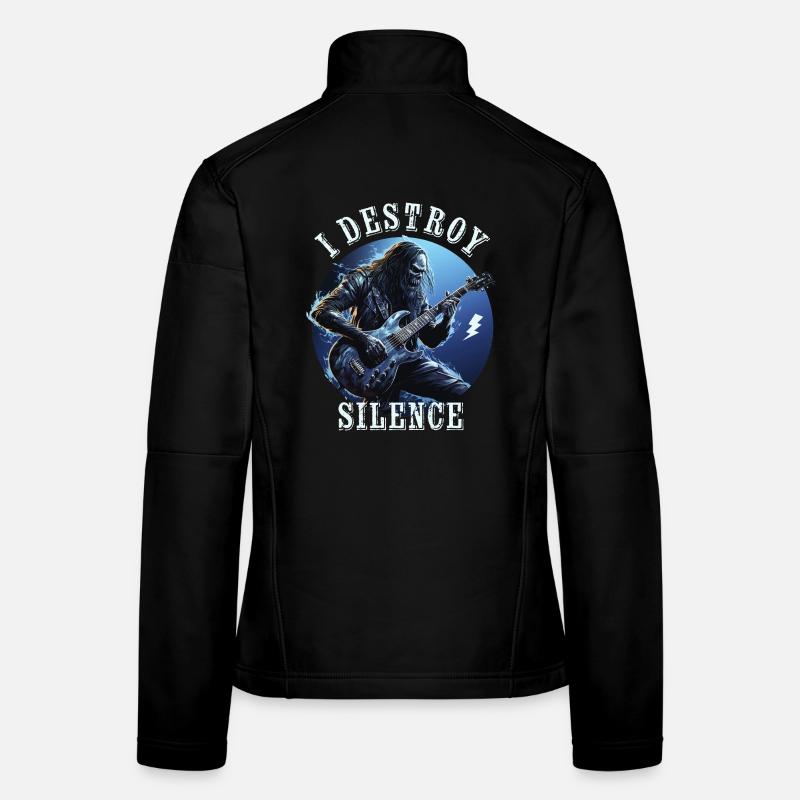 I destroy silence Women's Softshell Jacket