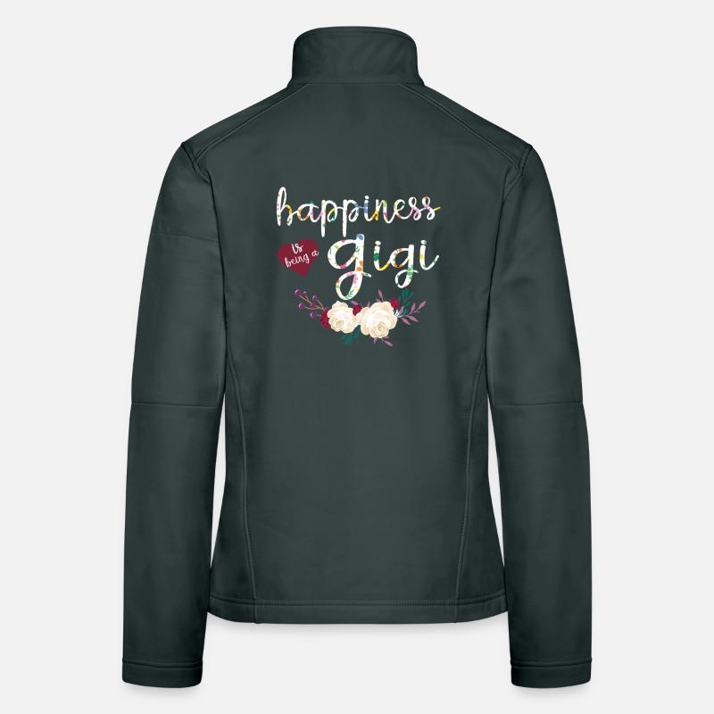 Gigi-Blumenhemd Süßes Oma-Muttertagsgeschenk Frauen Softshelljacke