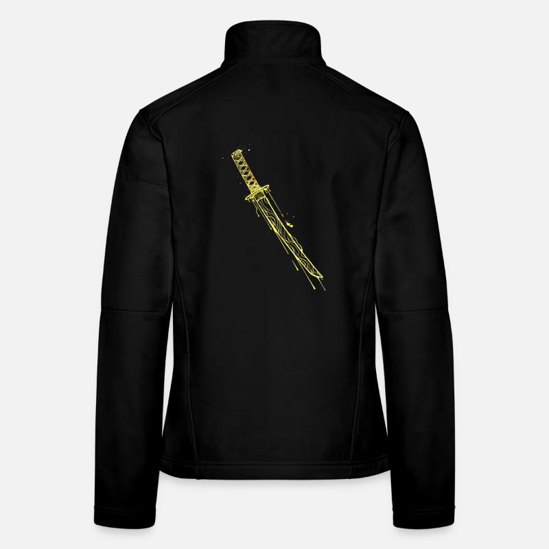 Katana d’Or Samouraï Veste en tissu softshell Femme