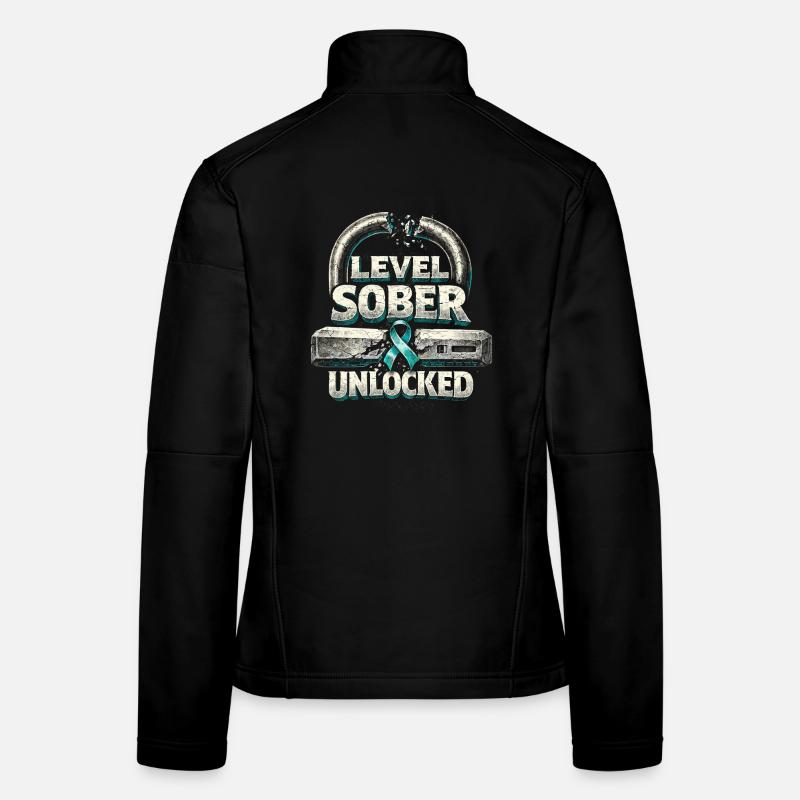Niveau de détox de sevrage addict Sobre débloqué Veste en tissu softshell Femme