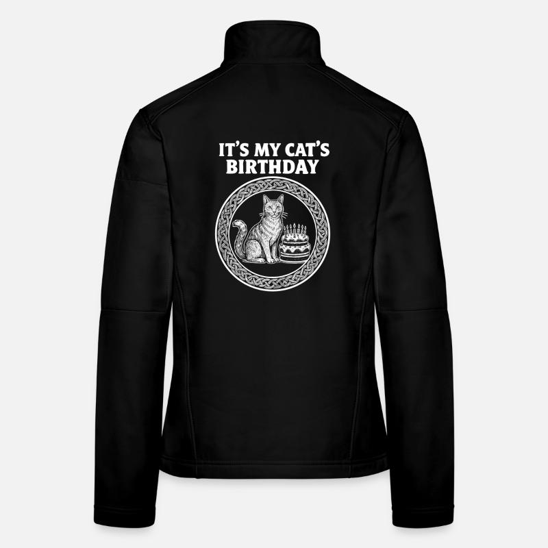 Katzen Geburtstag Party Frauen Softshelljacke