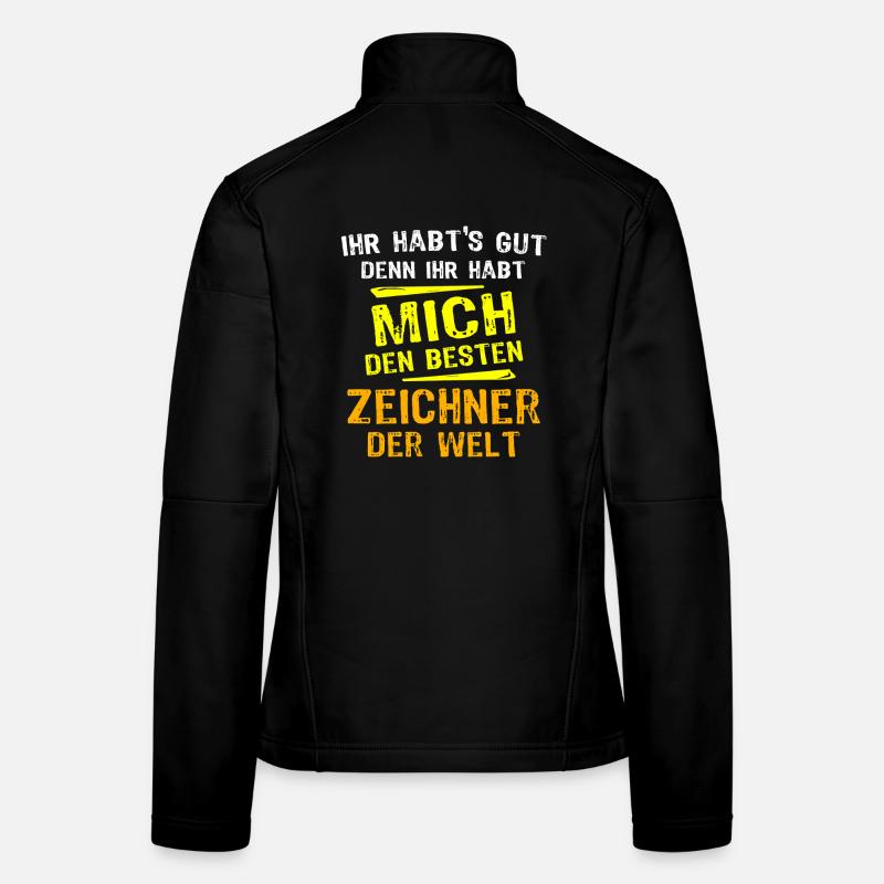 Zeichner Geschenk Frauen Softshelljacke