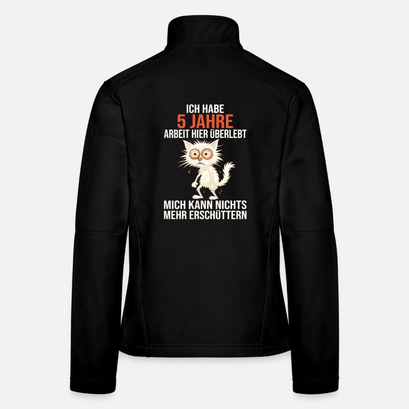 Anniversaire de 5 ans de service anniversaire de la compagnie Travail anniversaire Veste en tissu softshell Femme