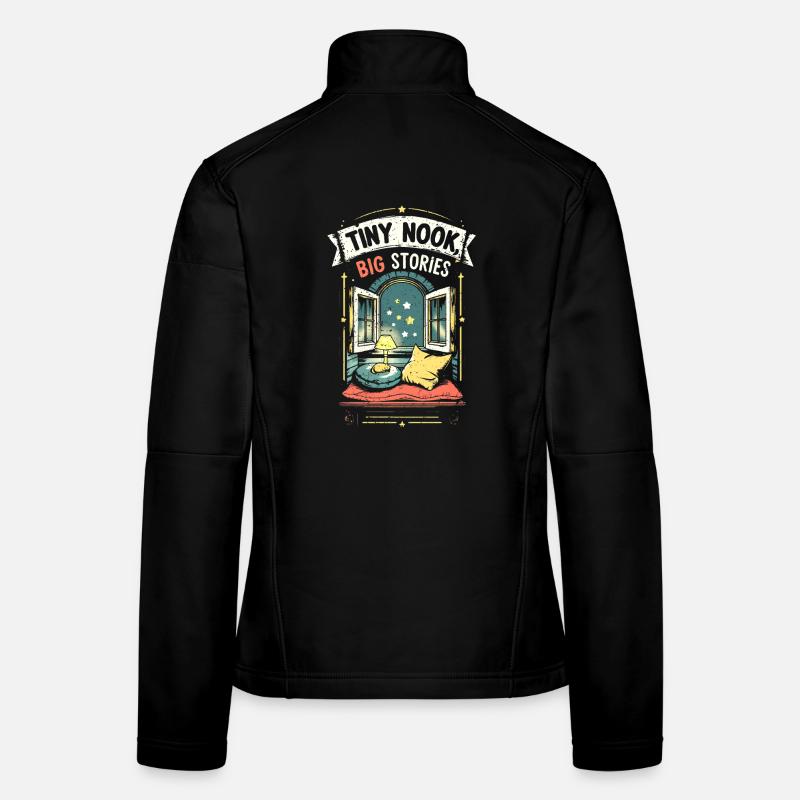Tiny House Tiny Nook Grandes histoires Veste en tissu softshell Femme