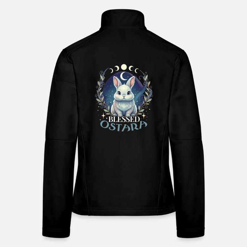 Frohes Ostara-Kaninchen Frauen Softshelljacke