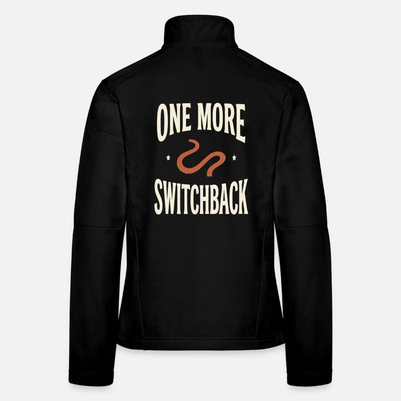 One More Switchback Schriftzug Motiv Frauen Softshelljacke