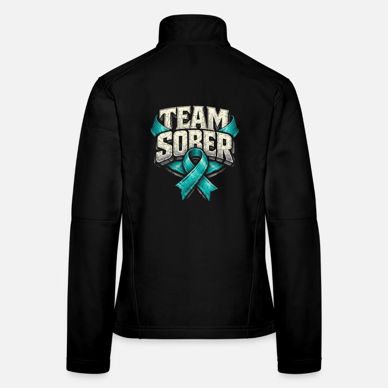 Équipe de détoxification pour les personnes dépendantes du sevrage Sobre Veste en tissu softshell Femme