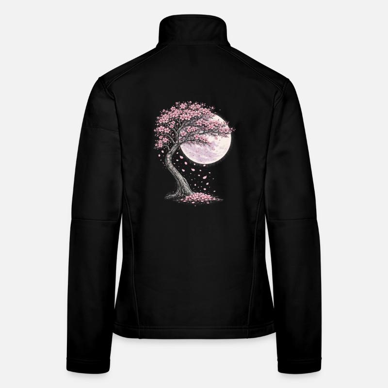 Cherry Blossom Sakura Cherry Blossom Women's Softshell Jacket