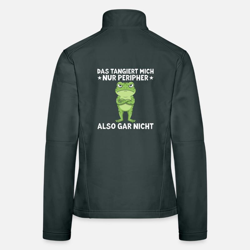 That only affects me peripherally Funny saying Women's Softshell Jacket