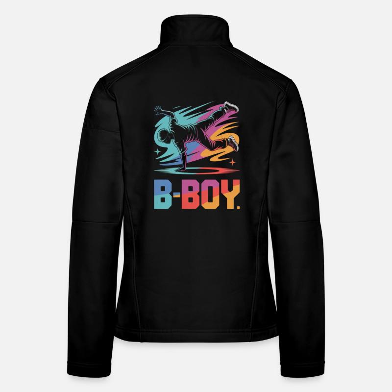 B-Boy Breakdance Streetstyle Breakdancer Women's Softshell Jacket