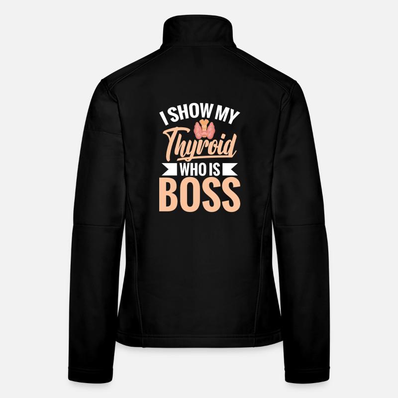 Récupération de la chirurgie thyroïdienne Réparation de la thyroïde Veste en tissu softshell Femme