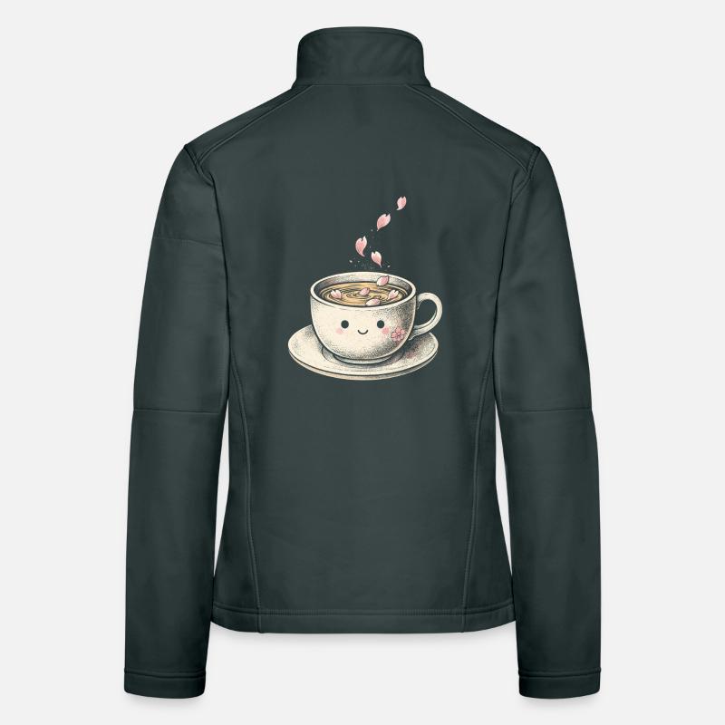 Cherry Blossom Sakura Cherry Blossom Women's Softshell Jacket