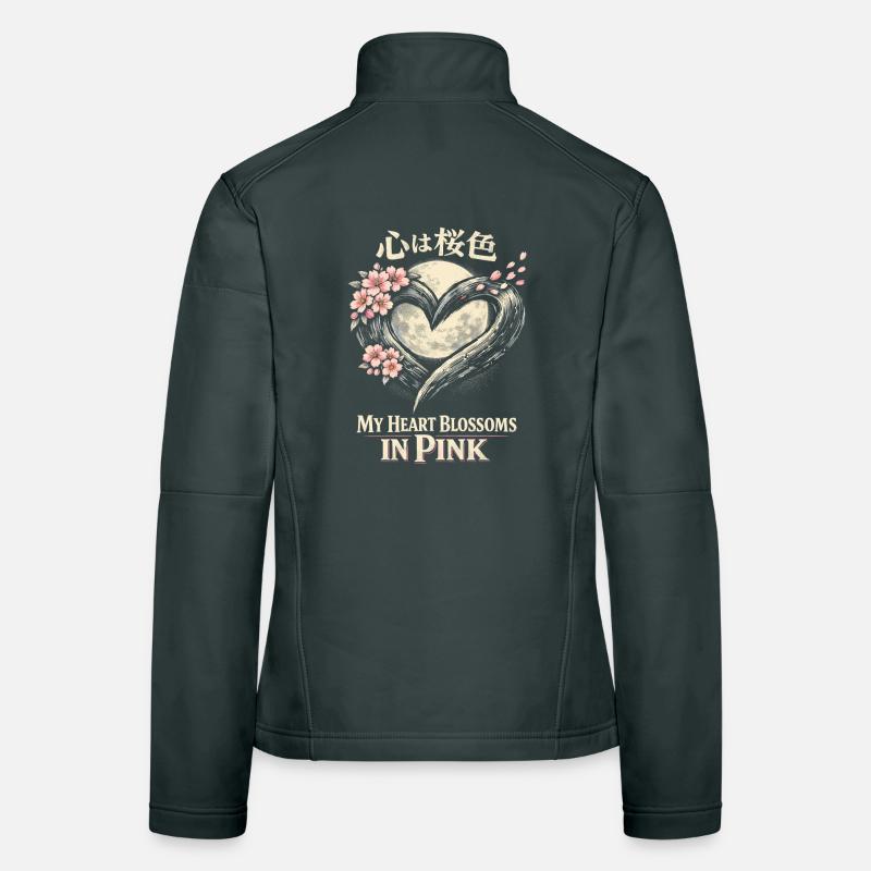 Cherry Blossom Sakura Cherry Blossom Women's Softshell Jacket