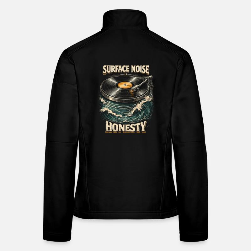 Disques vinyles de collection Vinyl Vinyl Collections Veste en tissu softshell Femme