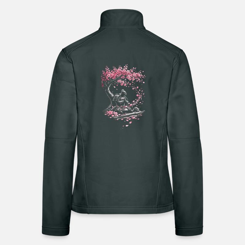 Kirschblüten Sakura Kirschblüte Frauen Softshelljacke