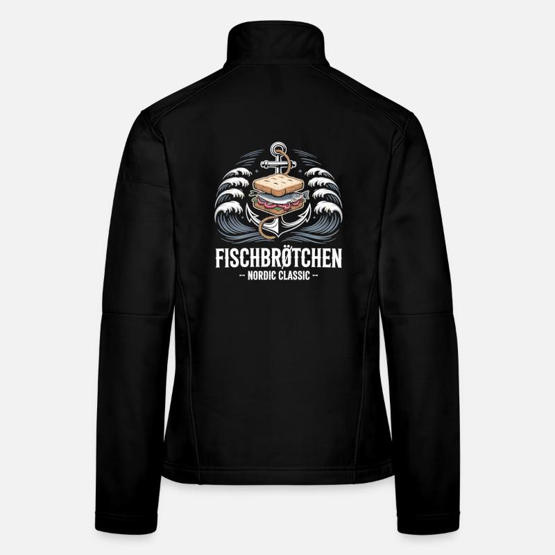 Fish Rolls Maillot Nordic Classic Veste en tissu softshell Femme