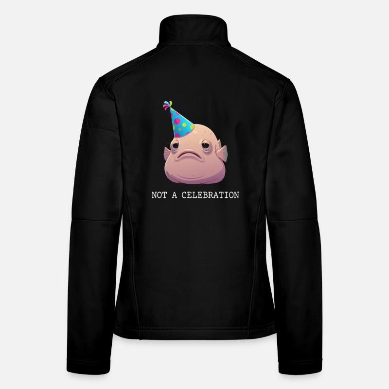 Blobfish, pas une célébration Veste en tissu softshell Femme