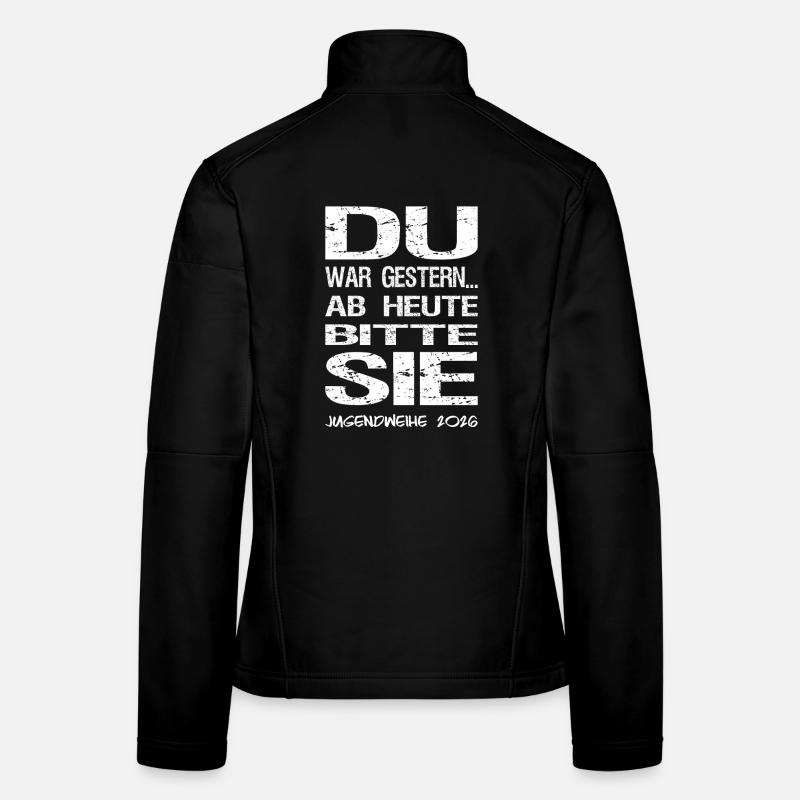 Jugendweihe - Jugendweihe 2026 Veste en tissu softshell Femme