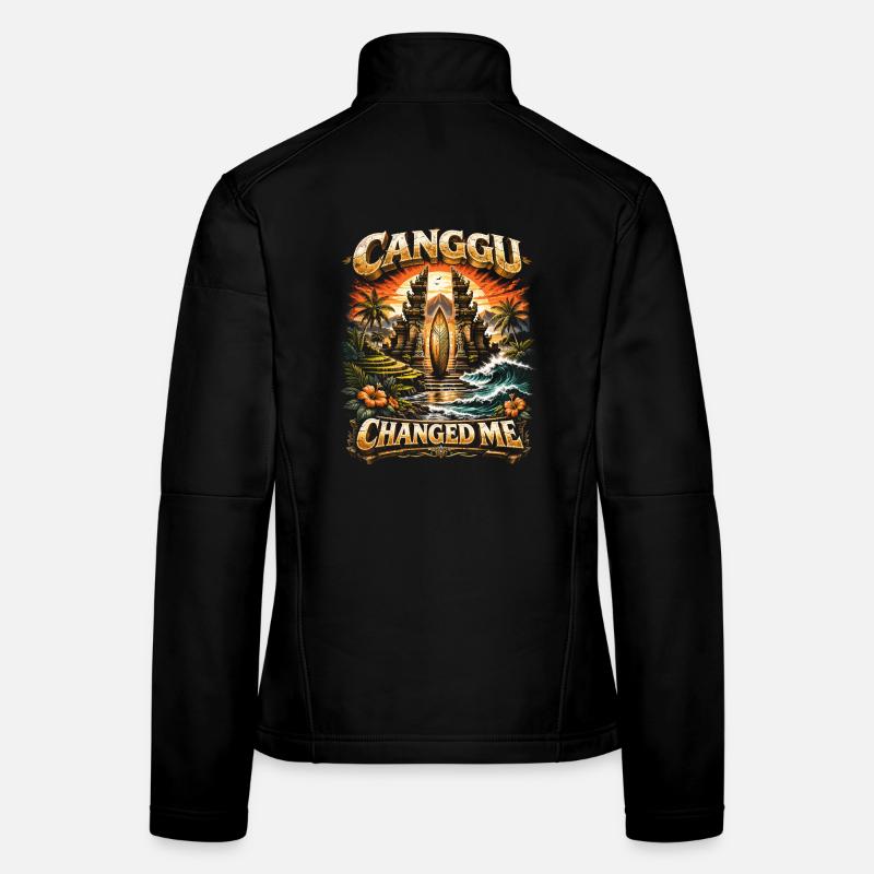 Le voyage à Bali Canggu m’a changé Veste en tissu softshell Femme