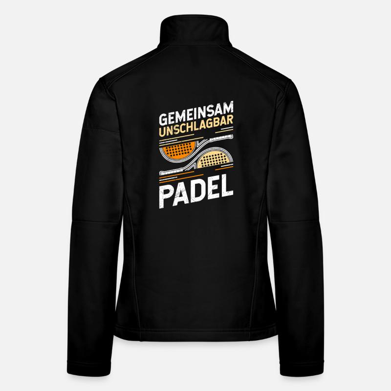 Padel Team UNBEATABLE TOGETHER IN PADEL Women's Softshell Jacket