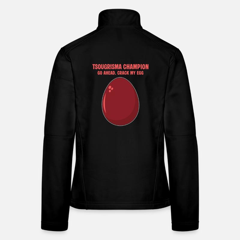 Tsougrisma Champion Funny Greek Easter Women's Softshell Jacket