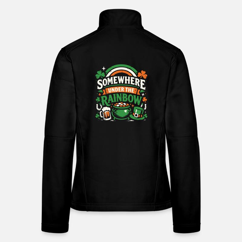 Under The Rainbow | St. Patrick's Day Frauen Softshelljacke