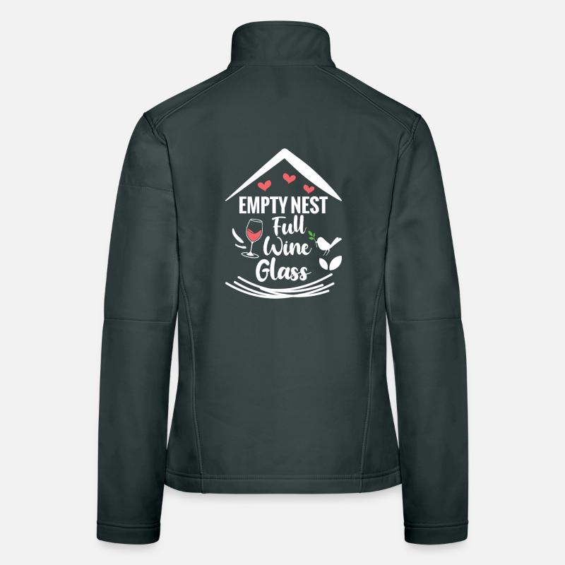  Empty Nester Parents Leaving for College Empty Women's Softshell Jacket