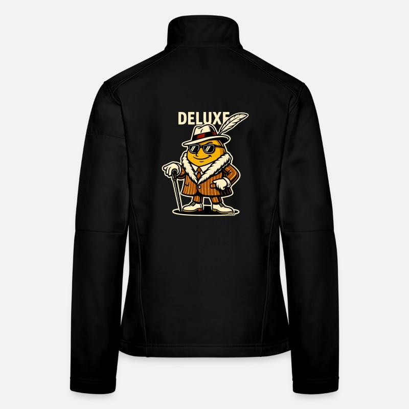 Deluxe Dapper Feather Typ Frauen Softshelljacke