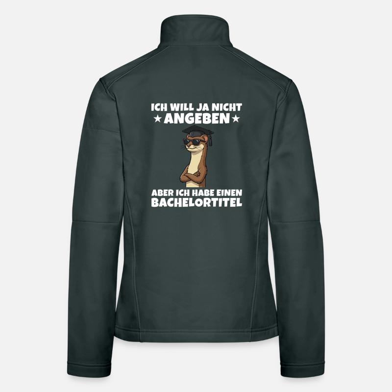 Bachelortitel geschafft Wiesel Studium Abschluss Frauen Softshelljacke
