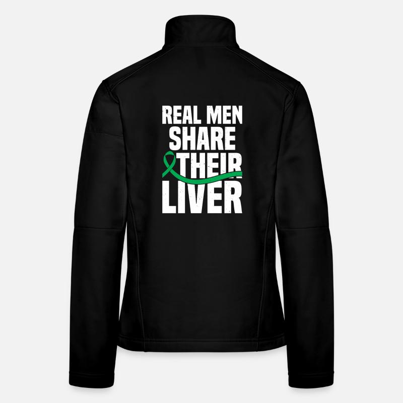 Lebertransplantationsüberlebende Organspende Frauen Softshelljacke