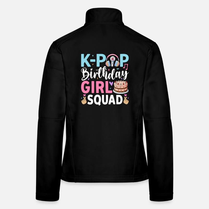 K-Pop Birthday Girl Squad Frauen Softshelljacke