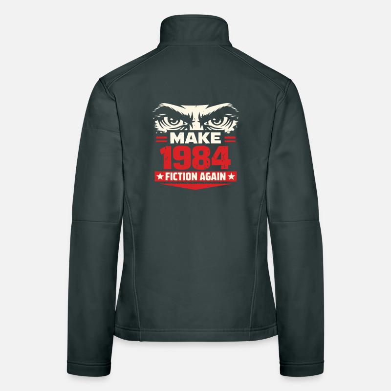 Make 1984 Fiction Again Women's Softshell Jacket