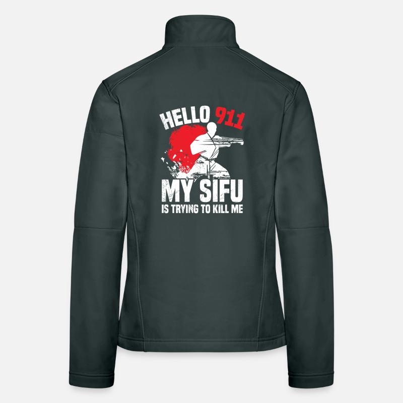  Wing Chun Costume Instructor Lesson Kung Fu Wing Women's Softshell Jacket