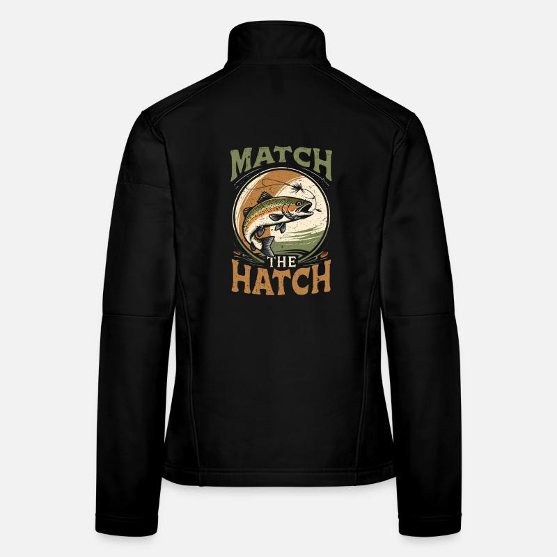 Pêche à la mouche Match Pêcheur à la mouche The Hatch Veste en tissu softshell Femme